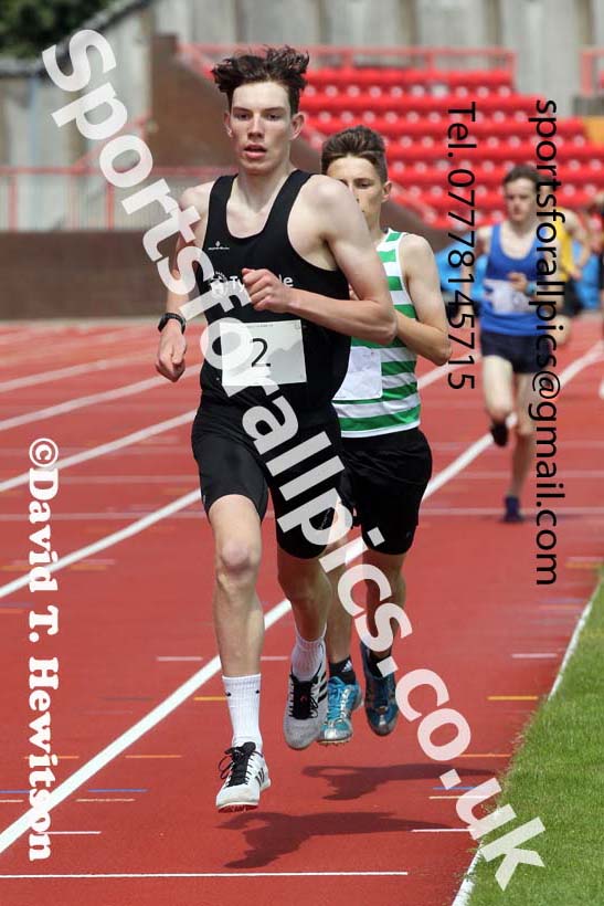 1500 metres, 2021 Northumberland, Durham and Cleveland Schools. Photo: David T. Hewitson/Sports for All Pics